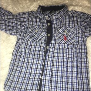 Size 4t blue button kids